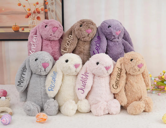 Personalized Embroidered Bunny Soft Plush Toy