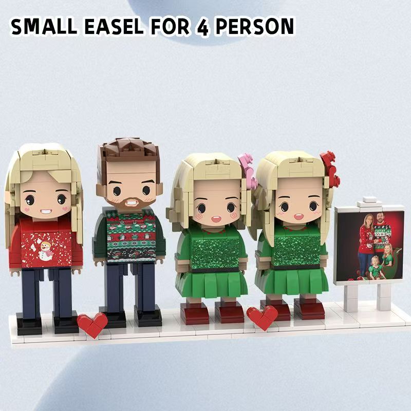Personalized Building Block, Brick Me Figure, Photo Puzzle Toy