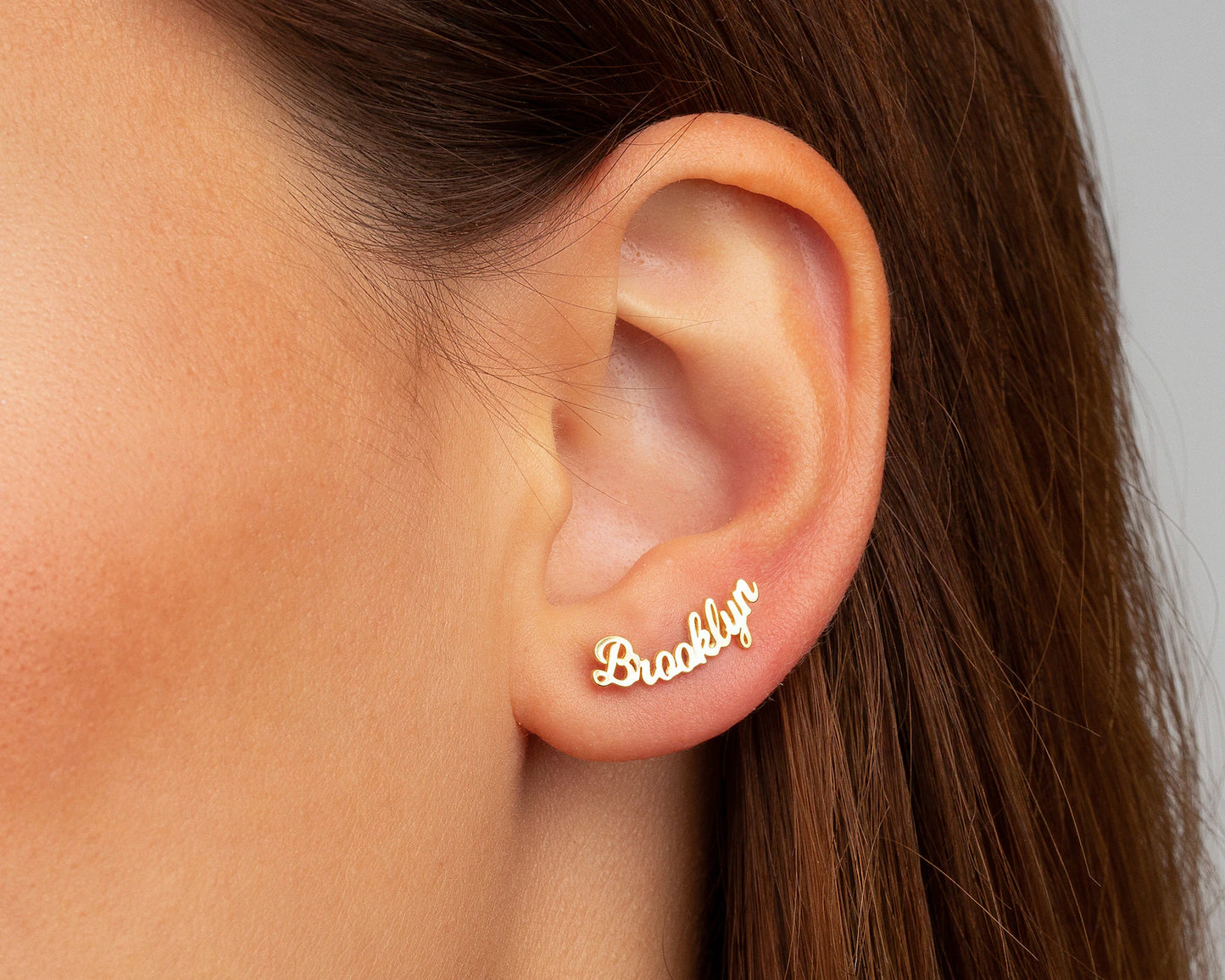 Custom Name Earrings-Handmade Minimalist Jewelry Gift for Women