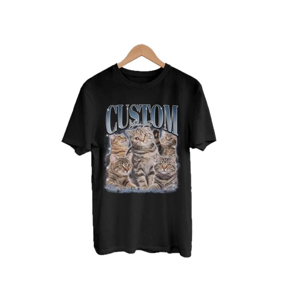 Personalized Printing Hip Hop Vintage Pet Sweatshirt