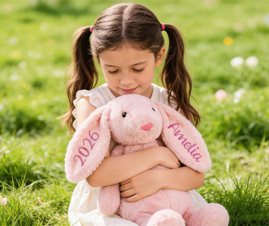 Personalized Embroidered Bunny Soft Plush Toy