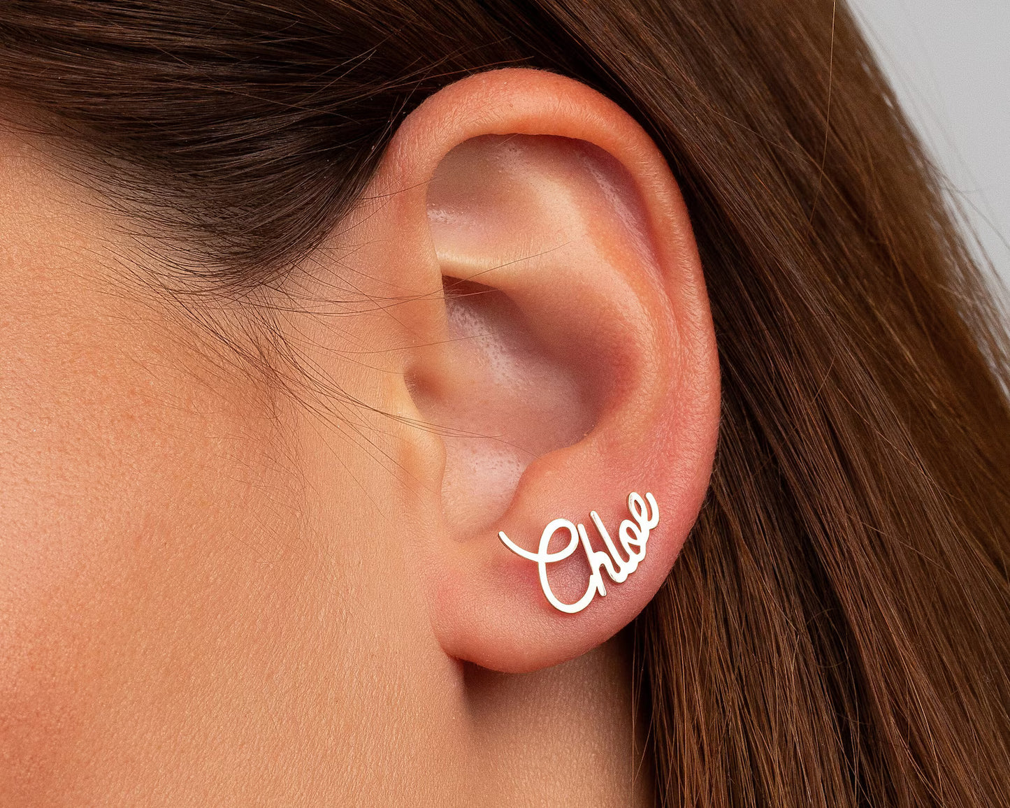 Custom Name Earrings-Handmade Minimalist Jewelry Gift for Women