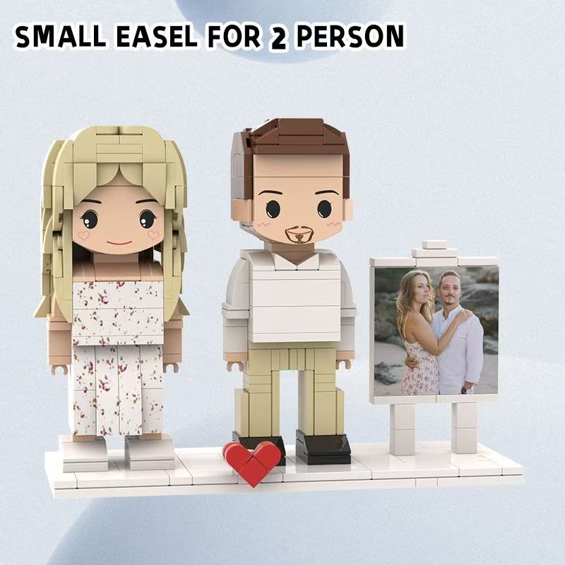 Personalized Building Block, Brick Me Figure, Photo Puzzle Toy