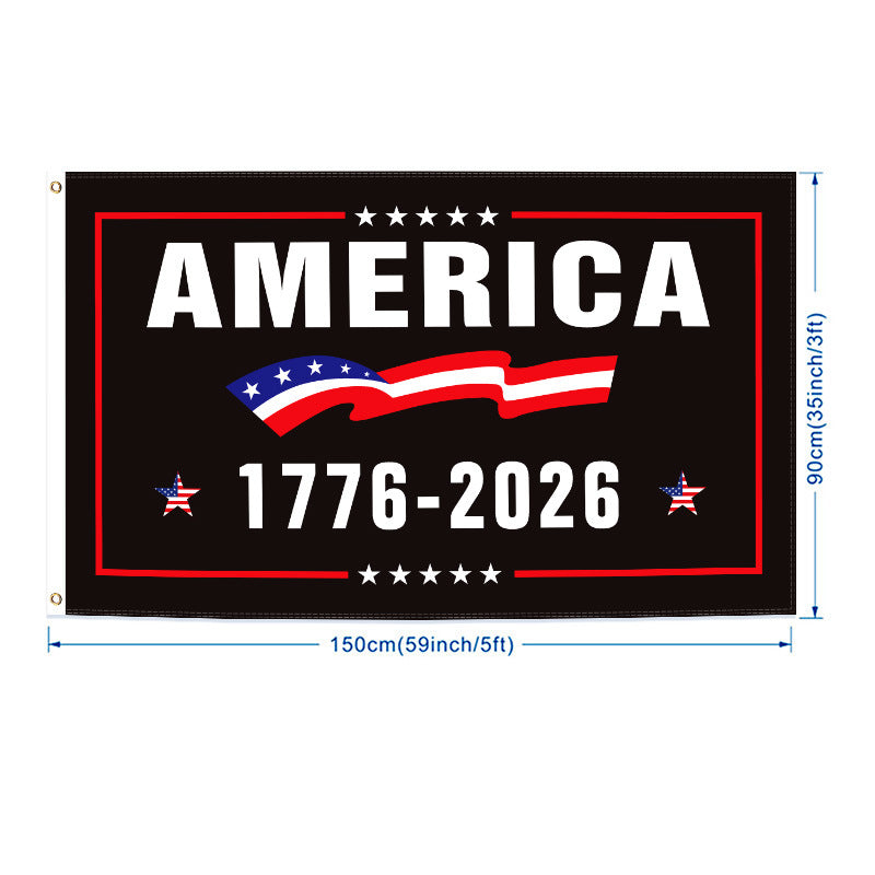 USA 250th Anniversary Commemorative Flag - Premium 3x5ft Outdoor Banner & Garden Flags