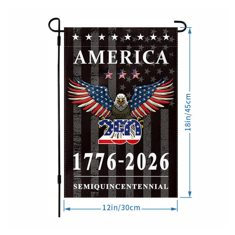 USA 250th Anniversary Commemorative Flag - Premium 3x5ft Outdoor Banner & Garden Flags