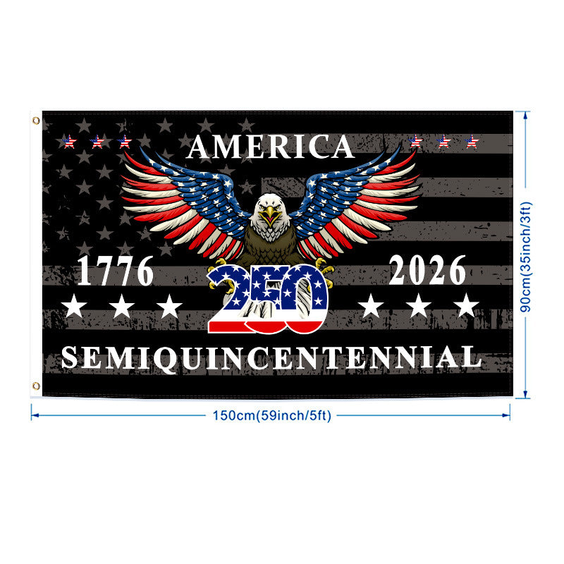 USA 250th Anniversary Commemorative Flag - Premium 3x5ft Outdoor Banner & Garden Flags