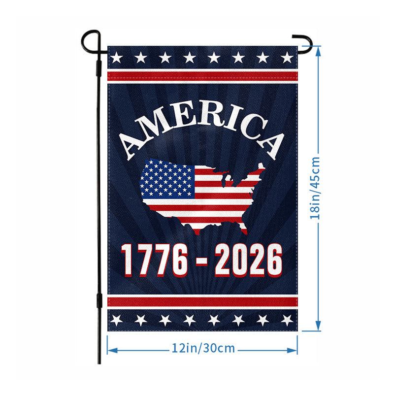 USA 250th Anniversary Commemorative Flag - Premium 3x5ft Outdoor Banner & Garden Flags