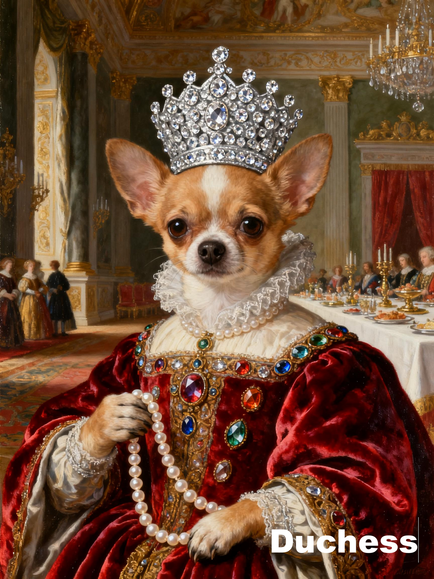 Custom Renaissance Pet Portrait – Turn Your Pet into Royalty