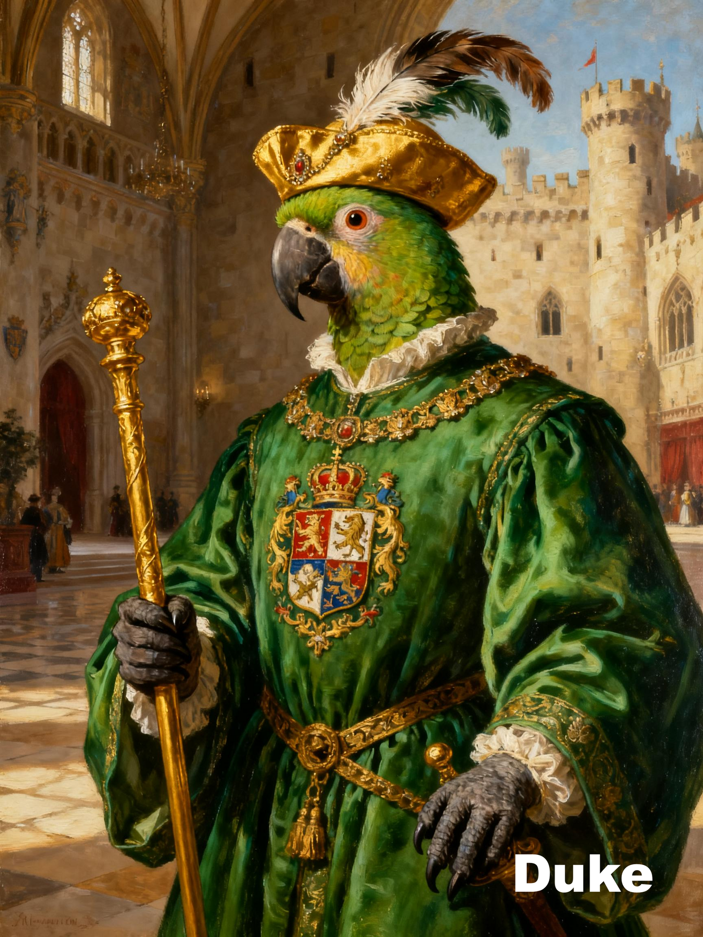 Custom Renaissance Pet Portrait – Turn Your Pet into Royalty