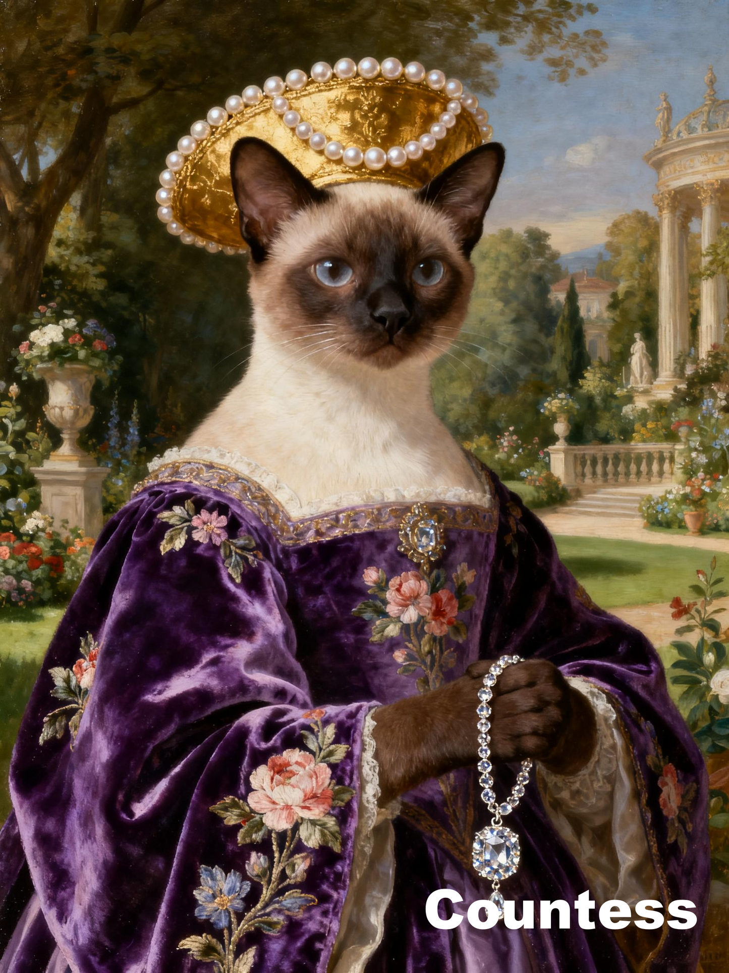 Custom Renaissance Pet Portrait – Turn Your Pet into Royalty