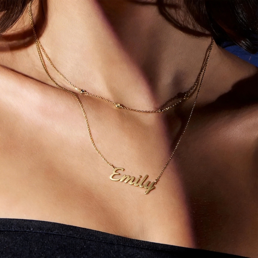 Personalised Name Necklace: A Sophisticated, Versatile Pendant